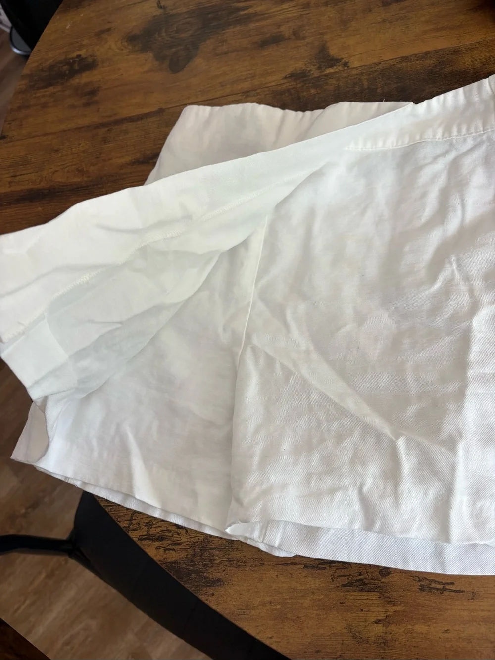 Zara White Elastic Waist Skort - Picture 3 of 4